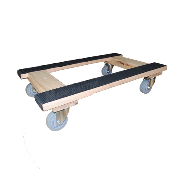 Mapp Caster Heavy Duty Furniture Dolly w/ 3-1/2" TPR Rubber Wheels - 800 Lbs Cap. B183035MIR - main
